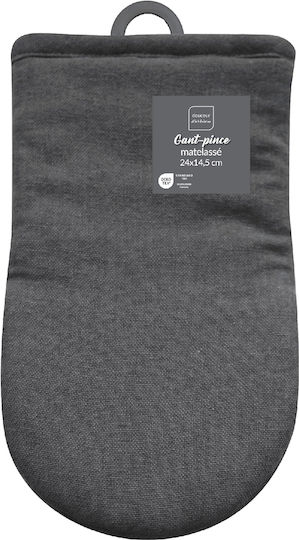 Fabric Kitchen Oven Mitt Gray