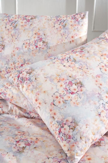 SteweHome Set Huse Pentru Pilote 100% Bumbac 200x220cm Dublu Cu 2 Fețe De Pernă Multicolor
