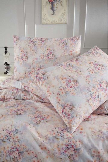 SteweHome Set Huse Pentru Pilote 100% Bumbac 200x220cm Dublu Cu 2 Fețe De Pernă Multicolor