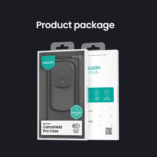 Nillkin Camshield Pro Series Back Cover Πλαστικό / Σιλικόνης Μαύρο (Honor Magic8 Pro)
