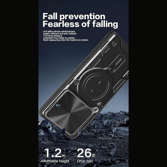 Techsuit Umschlag Rückseite Schwarz Motorola Edge 70 Pro