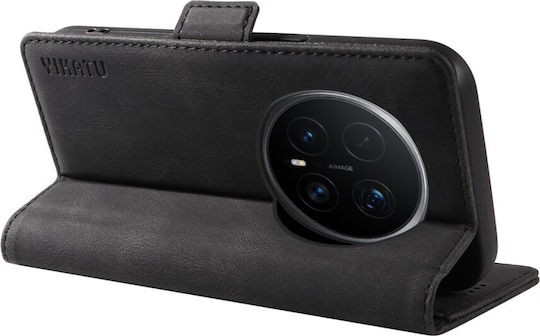 Yikatu Yikatu Handyhüllen aus Synthetischem Leder und Silikon Schwarz (Honor Magic8 Pro)