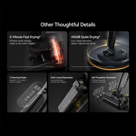 Deerma VX100 Ultra S Rechargeable Stick Vacuum 21.6V Black