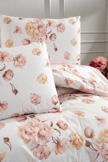 SteweHome Set Huse Pentru Pilote 100% Bumbac 200x220cm Dublu Cu 2 Fețe De Pernă Multicolor
