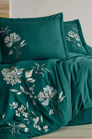 SteweHome Σετ Διπλή 200x220cm Πράσινο SteweHome Σετ Διπλή 200x220cm Πράσινο