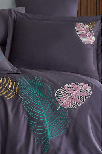 SteweHome Double Set 200x220cm Purple