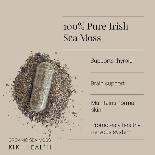Kiki Health Organic Sea Moss 500mg 90 φυτικές κάψουλες