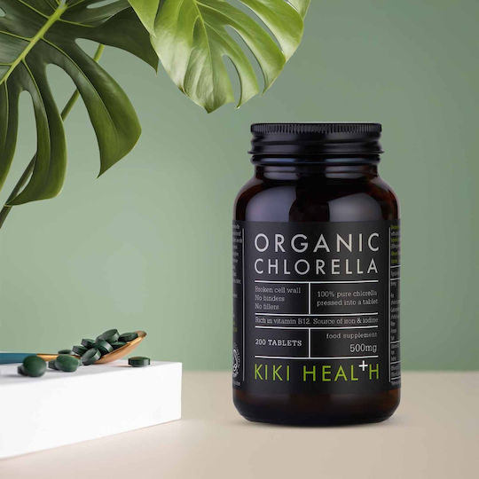 Kiki Health Organic Chlorella 500mg 200 ταμπλέτες