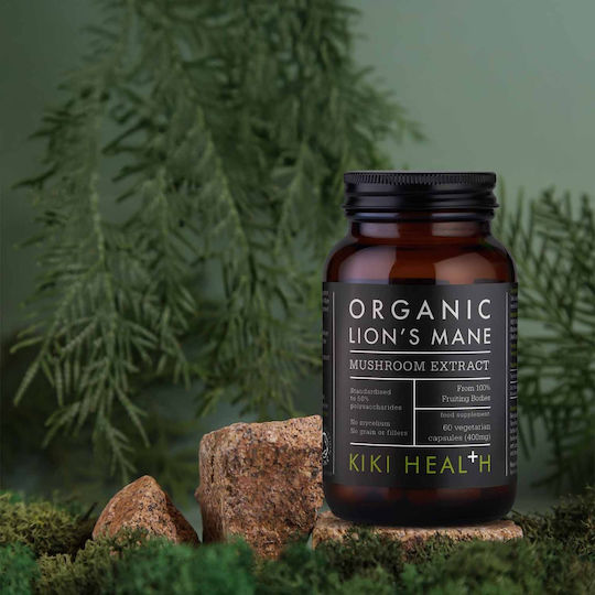 Kiki Health Organic Lion's Mane 400mg 60 φυτικές κάψουλες