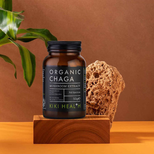 Kiki Health Chaga Extract Organic Powder [50 Γραμμάρια]