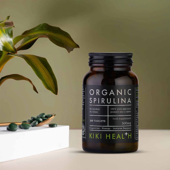 Kiki Health Organic Spirulina 200 ταμπλέτες