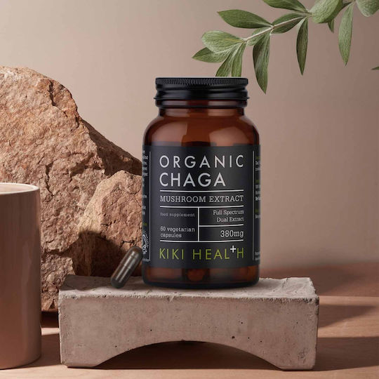 Kiki Health Organic Chaga 380mg 60 φυτικές κάψουλες