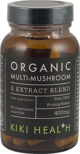Kiki Health Organic Multi-Mushroom 400mg 60 Vegetable Capsules