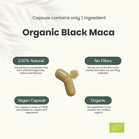 Cupplement Organic Black Maca 500mg 100 κάψουλες