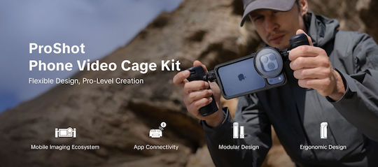 Pgytech Proshot Phone Video Cage Kit Iphone 17 Pro