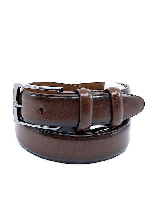 Herren Gürtel Leder Tabac