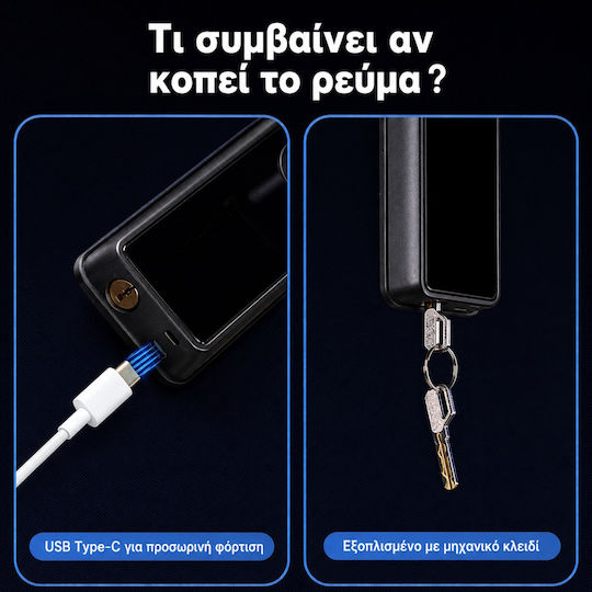 MOES Ηλεκτρονική Κλειδαριά με Σύνδεση Wi-Fi και ZigBee Μαύρη