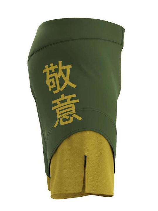 Okami Fightshorts OFS133 Pantaloni MMA Verzi