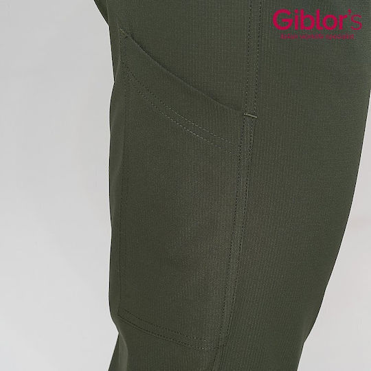 Oliver Unisex Professional Khaki Chef Pants Sorona Ripstop Khaki Giblor's