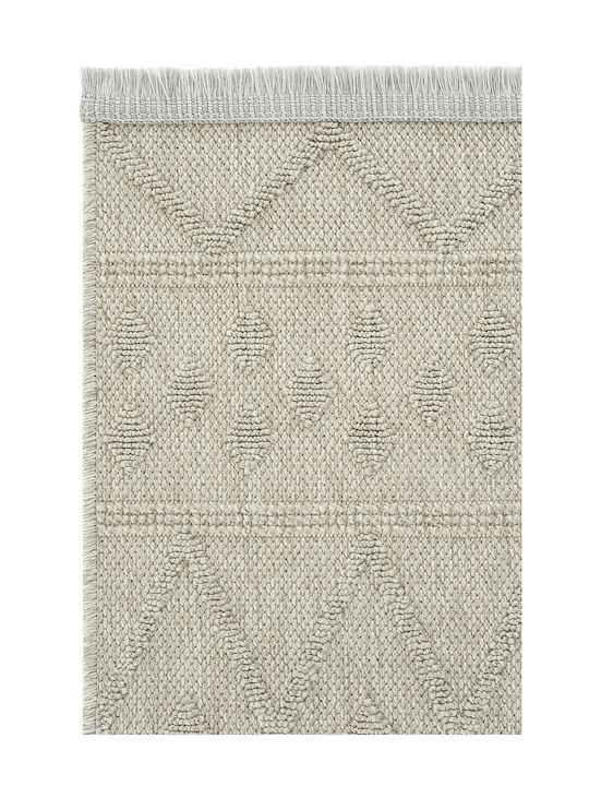SteweHome Kitchen Mat Runner with Non-Slip Backing Straw 80x250cm
