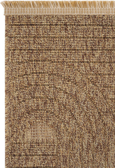 SteweHome Rectangular Kitchen Mat with Non-Slip Backing Woven 100x150cm