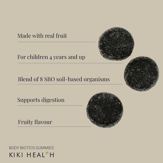 Kiki Health Body Biotics For Children Probiotics for Children 60 jelly beans Fruit