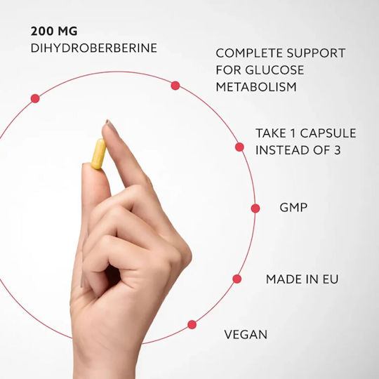 Purovitalis Berberine Balance Ειδικό Συμπλήρωμα Διατροφής 30 κάψουλες