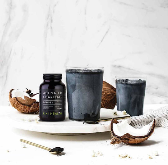 Kiki Health Activated Charcoal Ειδικό Συμπλήρωμα Διατροφής 70gr