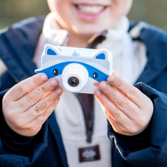 The Zoofamily Zoo Friends Ρακούν Παιδική Φωτογραφική Μηχανή 32MP Λευκή