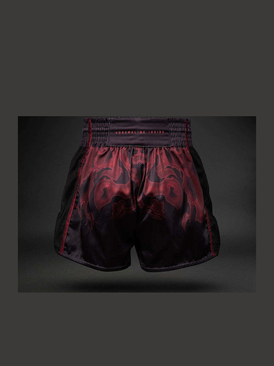 Șorturi Muay Thai Venum Spectre Muay Thai Shorts Negre Roșii