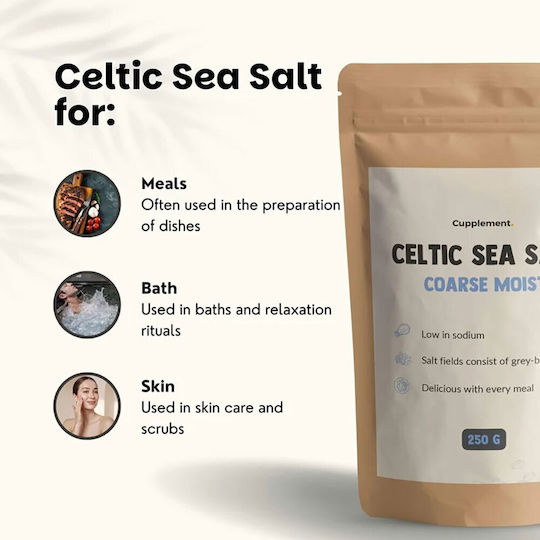 Cupplement Celtic Sea Salt Κέλτικο Θαλασσινό Αλάτι 250γρ