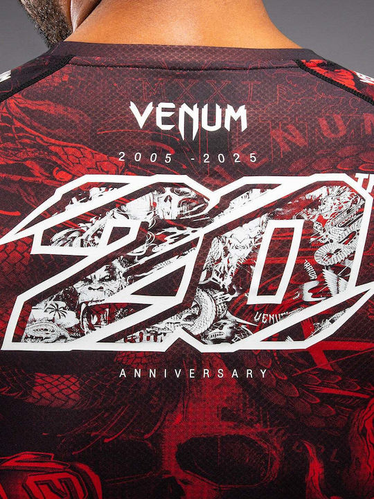 Venum Ανδρική Κοντομάνικη Μπλούζα VENUM-06100-100 για Jiu-Jitsu Μαύρη