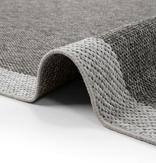 SteweHome Kitchen Runner Mat with Non-Slip Backing Gray 80x150cm