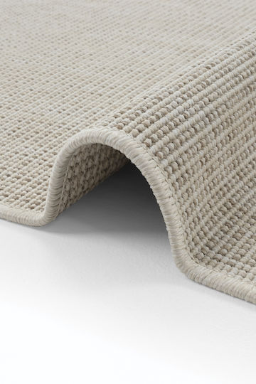 SteweHome Rectangular Kitchen Mat with Non-Slip Backing Straw 100x150cm