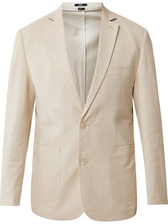 Men’s Suit Jacket Greyish Sand