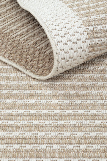 SteweHome Kitchen Mat Runner with Non-Slip Backing Straw 80x150cm