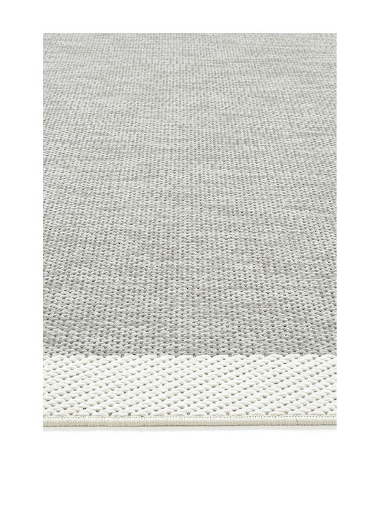 SteweHome Rectangular Kitchen Mat with Non-Slip Backing Thin Knitted 100x200cm