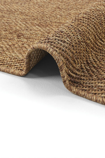 SteweHome Kitchen Runner Mat with Non-Slip Backing Brown 80x250cm