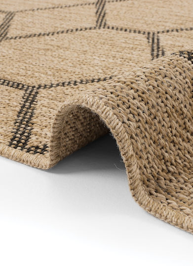 SteweHome Rectangular Kitchen Mat with Non-Slip Backing Modern 100x300cm