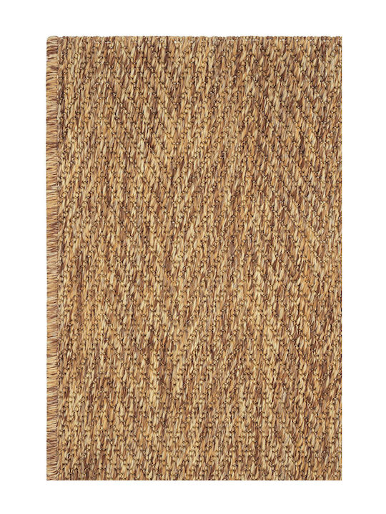 SteweHome Küchenmatte Läufer mit Rutschfestem Untergrund Braun 80x250cm