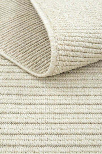 SteweHome Rectangular Kitchen Mat with Non-Slip Backing Beige 100x200cm
