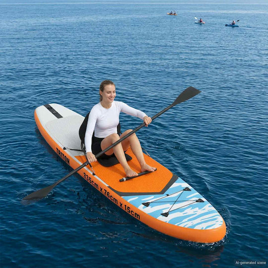 vidaXL Triton Φουσκωτή Σανίδα SUP με Μήκος 3.35m Μπλε