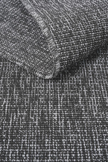 SteweHome Kitchen Runner Mat with Non-Slip Backing Black 80x250cm