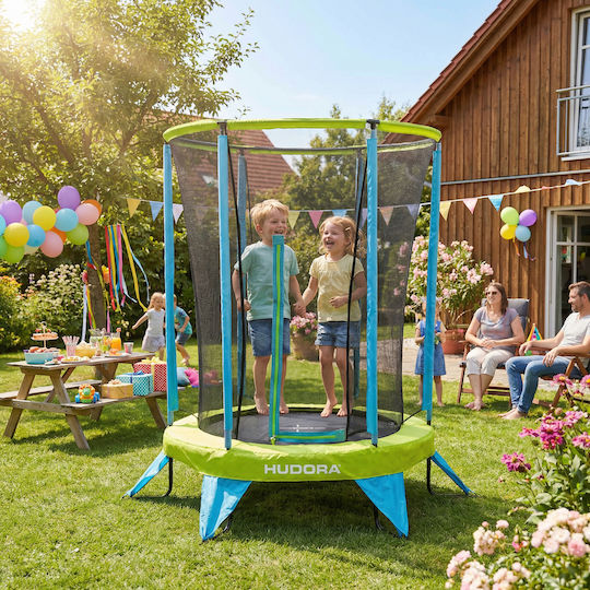 Alista Home Trambulină de Exterior cu Diametru de 140 cm cu Plasă de Protecție