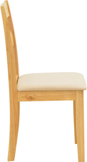 Dining Room Set Dallan Country with 6 Chairs 150x80cm