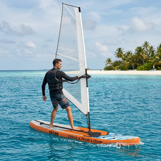 vidaXL Triton Φουσκωτή Σανίδα SUP με Μήκος 3.3m Μπλε