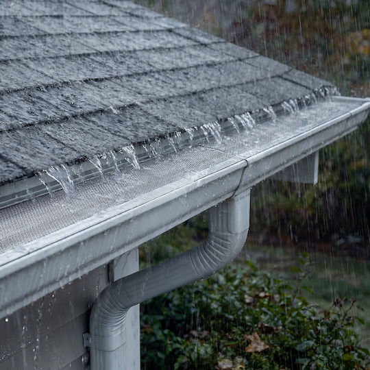 Vevor Gutter Gutter Aluminum Gutter Cover 127 Mm Fine Mesh Stainless Steel Heavy Duty Length 30.48 M Thickness 1.02 Mm Protective Debris Sheet Pine Needles Easy Diy Includes Screws 20 Pcs