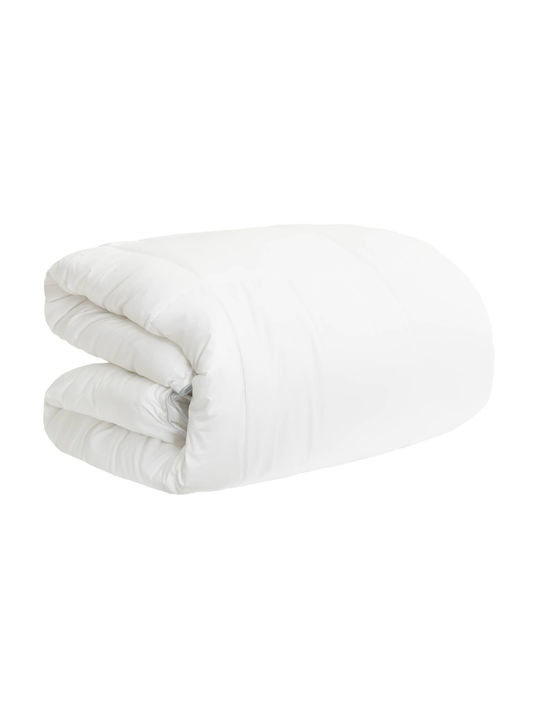 vidaXL Single Blanket 155x220cm White