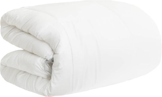 vidaXL King Size Blanket 260x220cm White