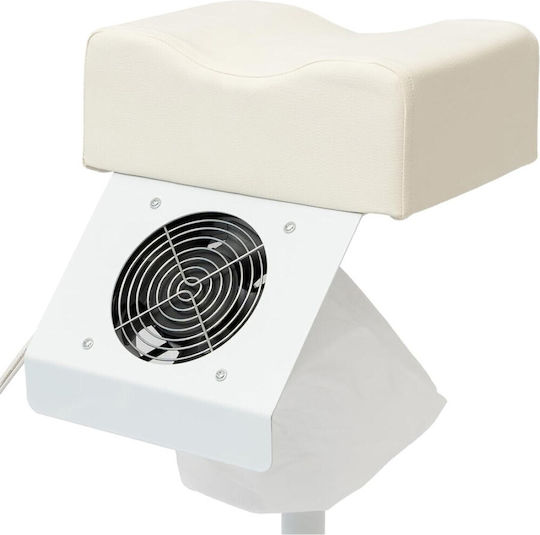 Wheeled Footstool with Height 70cm White
